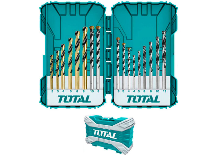ESTUCHE 16 BROCAS TALADRO (6 METAl_ 2,3,4,5,6,8 - 5 PIEDRA_ 4,5,6,8,10 - 5 MADERA_ 4,5,6,8,10)