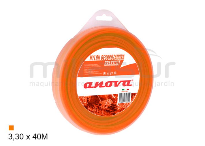 NYLON ANOVA GRASSCUT DISPENSER CUADRADO 3,30 x 40 m.