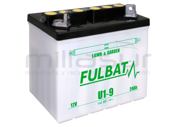 BATERIA ACIDO U1-9 24AH ( 195 x 130 x 180 ) +IZQ