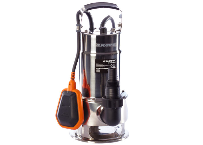 BOMBA ELECTRICA SUMERGIBLE AGUAS SUCIAS 1000W ACERO INOX