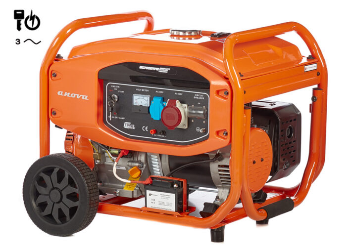 GENERADOR GASOLINA TRIFASICO 7000W / 8.75 KVA - 8.6A