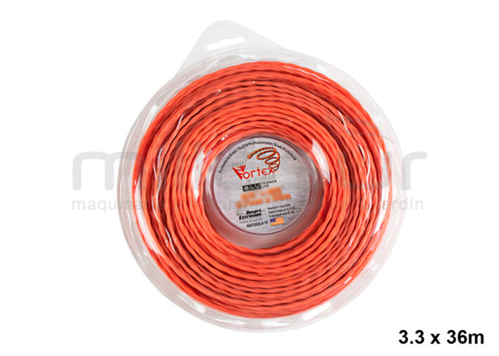 NYLON VORTEX ALU NARANJA 3.3 x 36 m. (ANTIRUIDO-COPOLIMERO)