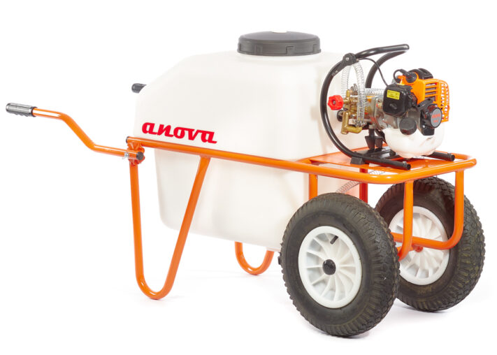 CARRETILLA PULV. (2 rueda) 100L BOMBA ANOVA 2T26cc