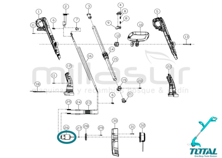 MOTOR CORTABORDES TGTLI20018 (26)